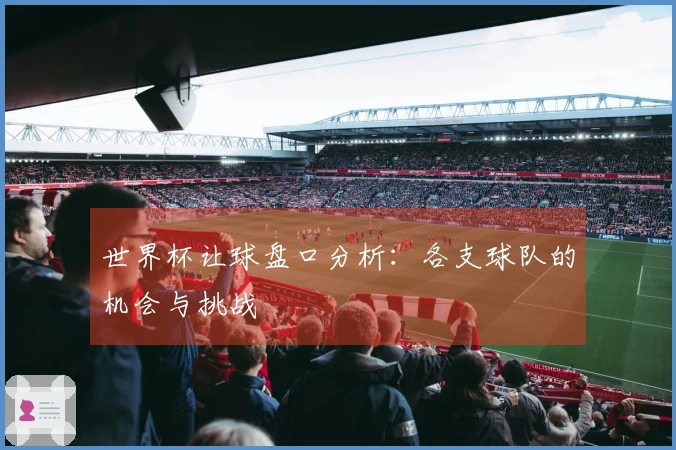 世界杯让球盘口分析：各支球队的机会与挑战