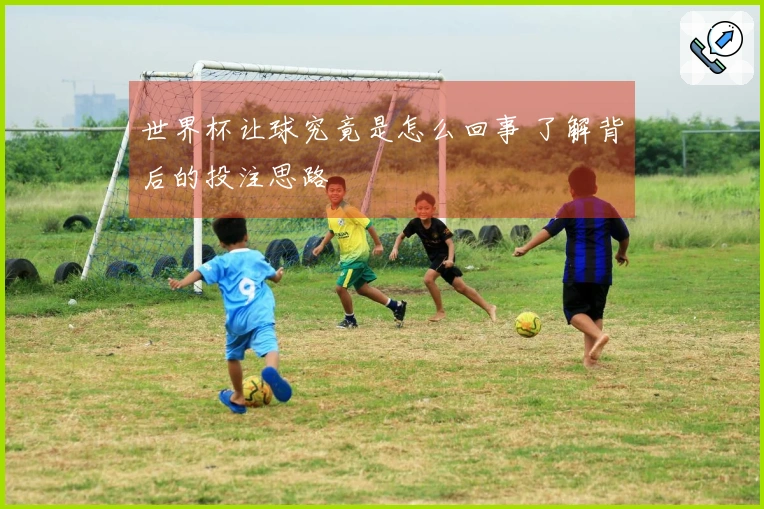 世界杯让球究竟是怎么回事 了解背后的投注思路